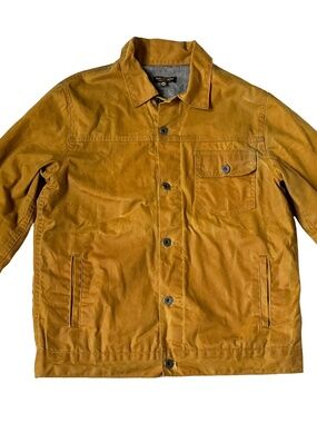 Flint and Tinder Wax Trucker Jacket Herringbone Lining Made In USA
